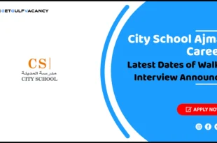 City School Ajman Careers