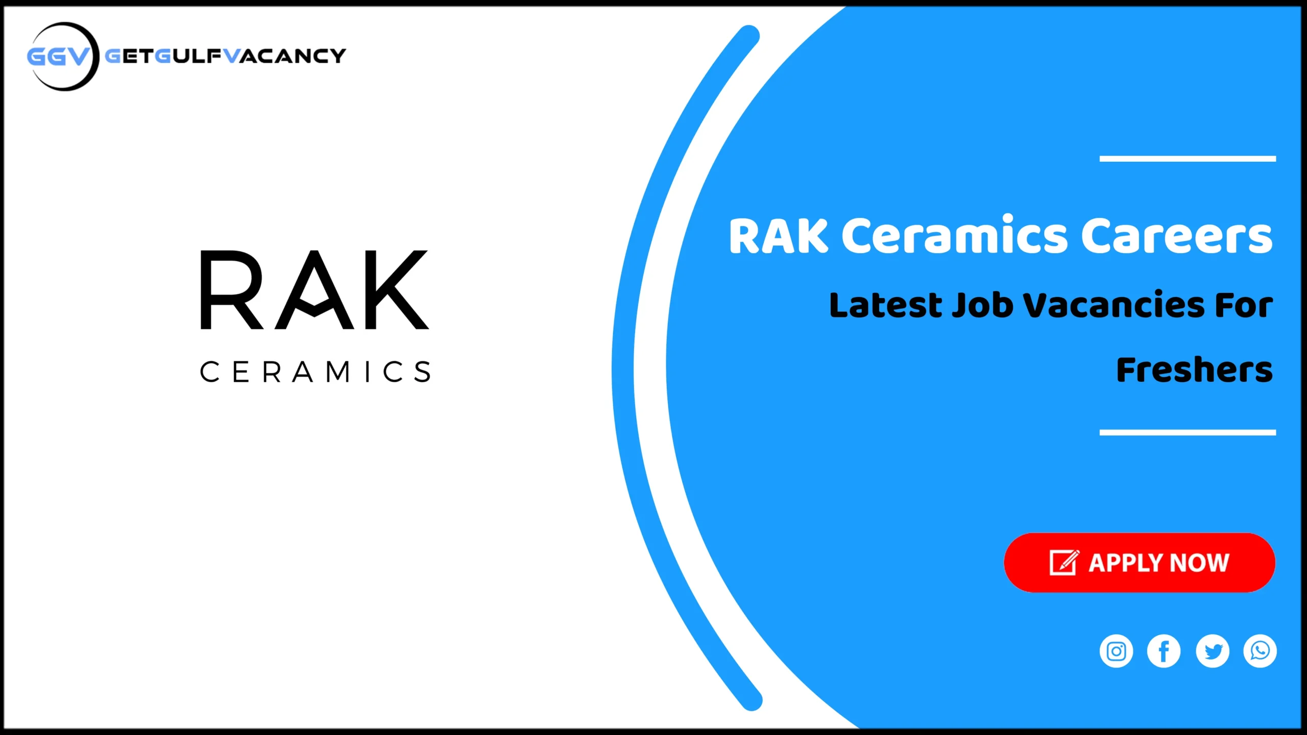 RAK Ceramics Careers | Latest Job Openings