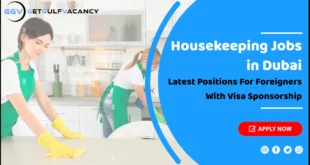 Housekeeping Jobs in Dubai