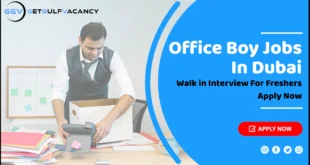 Office Boy Jobs in Dubai