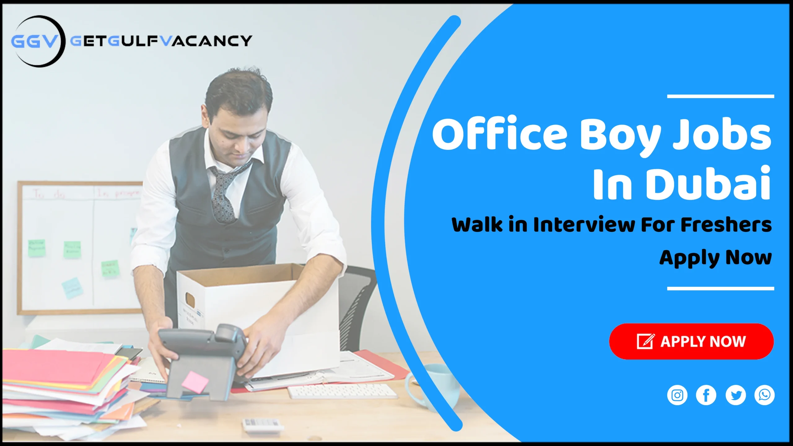 Office Boy Jobs in Dubai