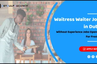Waitress/ Waiter jobs in Dubai