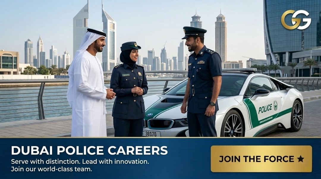 Dubai Police Careers 2026 | Apply for Government IT & Admin Jobs