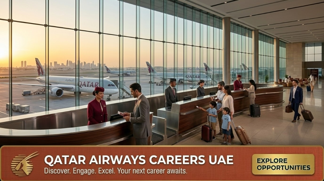 Qatar Airways Careers UAE 2026 | Apply for Airport & Aviation Jobs