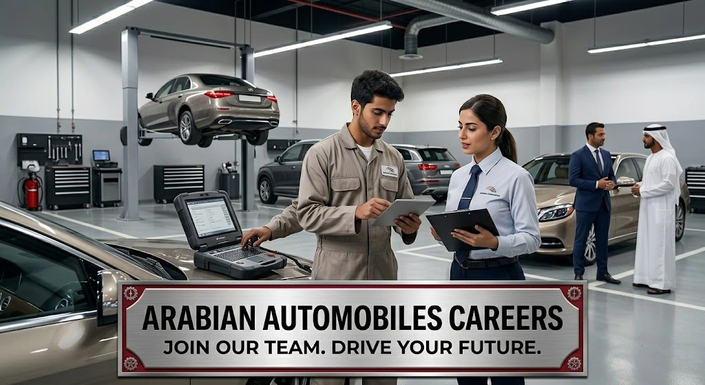 Arabian Automobiles Careers: Automotive Sales, Mechanics & Admin Jobs