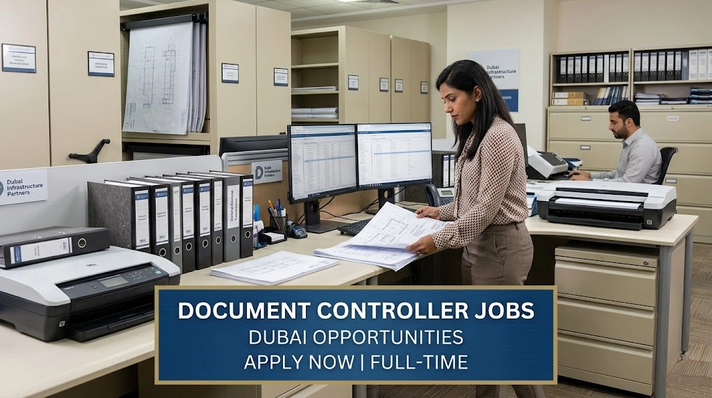 Document Controller Jobs in Dubai: Office & Site Roles