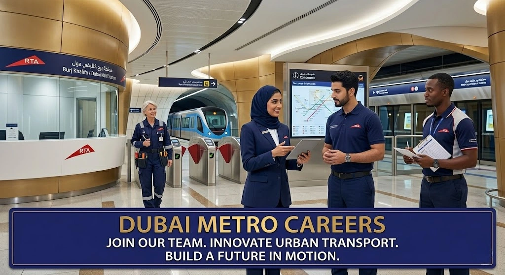 Dubai Metro Careers 2026: Railway & Transportation Jobs