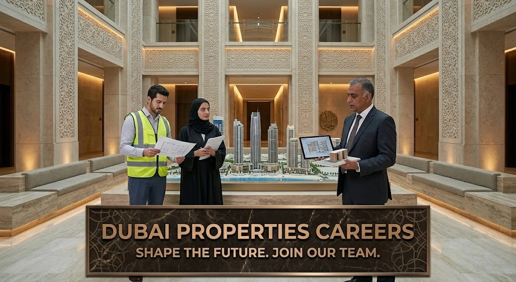 Dubai Properties Careers: Real Estate, Sales & Admin Jobs