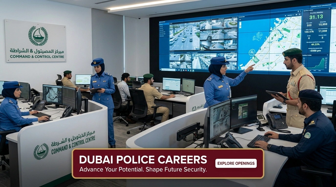 Dubai Police Careers 2026 | Apply for UAE Government Jobs