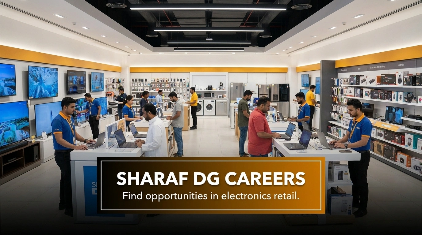 Sharaf DG Careers 2026 | Electronic Sales Advisor Jobs